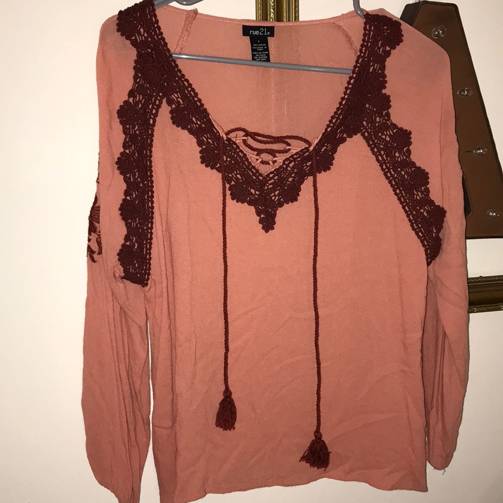 criss cross blouse